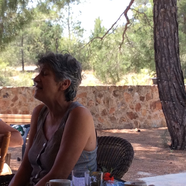 Emily Markedes, Eco-culture Expert, at Rebirthing Cyprus I. April 2015.